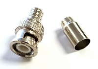 Channel Vision BNC Crimp on RG59 | 2-piece