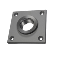 D&D Steel Post Mount Bracket, Center | Weldable
