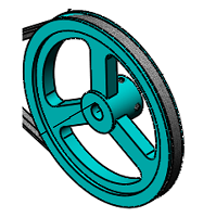 Doorking Cast Iron Pulley | 7