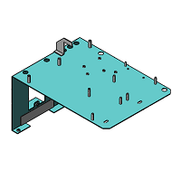 Doorking PCB Support Bracket | 6050/6100