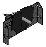 Doorking Shaft Support Bracket | 9100