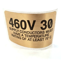 HySecurity Label | 460V 3 PH